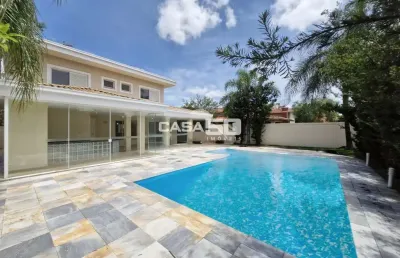 Casa em condomínio fechado com 4 quartos para alugar na avenida araçá, 100, loteamento alphaville campinas, campinas, 400 m2 por r$ 12.000