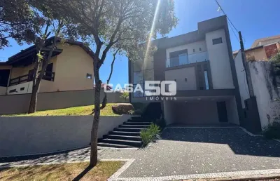 Casa em condomínio fechado com 3 quartos para alugar na rua san conrado, 01, loteamento caminhos de san conrado (sousas), campinas, 215 m2 por r$ 15.200