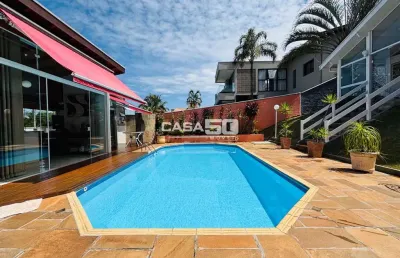 Casa em condomínio fechado com 2 quartos à venda na rua do realengo, 01, loteamento caminhos de san conrado (sousas), campinas, 292 m2 por r$ 1.200.000