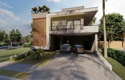Casa em condomínio fechado com 4 quartos à venda na rua sebastião cardoso, 168, parque brasil 500, paulínia, 305 m2 por r$ 2.320.000