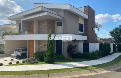 Casa em condomínio fechado com 4 quartos à venda na avenida josé bueno de camargo, 3726, swiss park, campinas, 341 m2 por r$ 3.600.000
