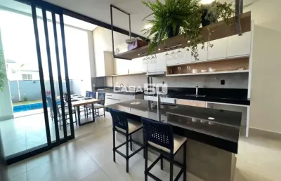 Casa em condomínio fechado com 3 quartos à venda na avenida dermival bernardes siqueira, 3726, swiss park, campinas, 210 m2 por r$ 2.190.000