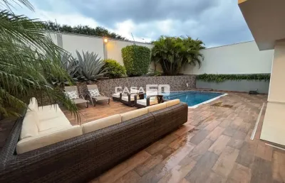 Casa em condomínio fechado com 4 quartos à venda na rua place des vosges, 148, ville sainte helene, campinas, 400 m2 por r$ 3.800.000