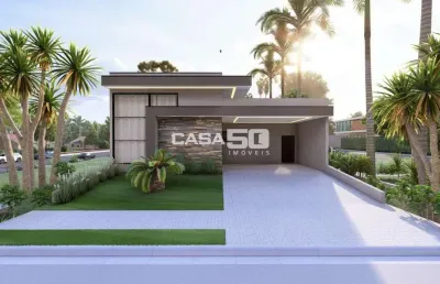 Casa em condomínio fechado com 3 quartos à venda na rua sebastião cardoso, 168, parque brasil 500, paulínia, 222 m2 por r$ 1.990.000