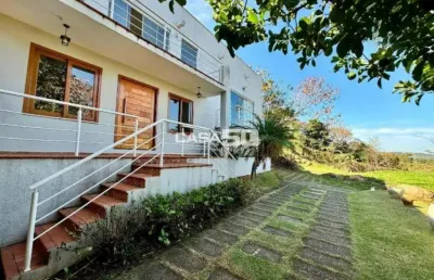 Casa em condomínio fechado com 4 quartos para alugar na rua san conrado, 01, loteamento caminhos de san conrado (sousas), campinas, 320 m2 por r$ 7.000