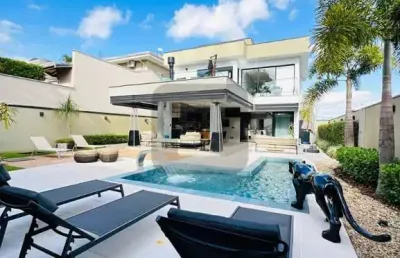 Casa em condomínio fechado com 4 quartos para alugar na avenida dermival bernardes siqueira, 3726, swiss park, campinas, 274 m2 por r$ 20.000