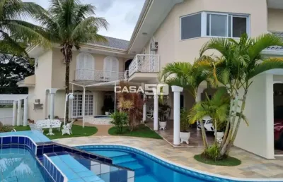 Casa em condomínio fechado com 4 quartos à venda na rua casa branca, 70, marambaia, vinhedo, 462 m2 por r$ 3.300.000