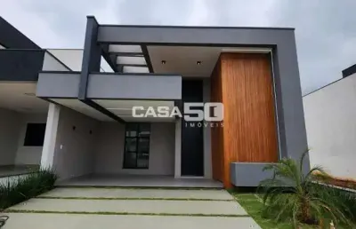 Casa em condomínio fechado com 3 quartos à venda na avenida luiz greco, 600, são bento, paulínia, 147 m2 por r$ 998.000
