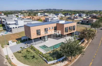 Casa em condomínio fechado com 4 quartos à venda no residencial campo camanducaia, jaguariúna , 321 m2 por r$ 3.286.000