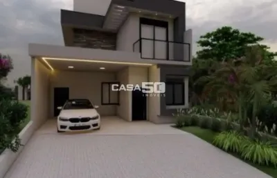 Casa em condomínio fechado com 3 quartos à venda na avenida luiz greco, 225, vila monte alegre, paulínia, 144 m2 por r$ 1.250.000
