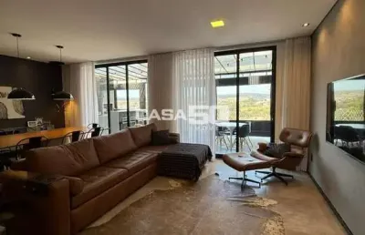 Casa em condomínio fechado com 3 quartos à venda na doutor mauro pereira da silva, 100, bosque dos eucaliptos, valinhos, 207 m2 por r$ 1.400.000
