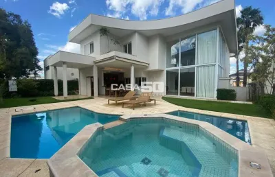 Casa em condomínio fechado com 4 quartos à venda na avenida alphaville, 8, alphaville dom pedro, campinas, 481 m2 por r$ 3.900.000
