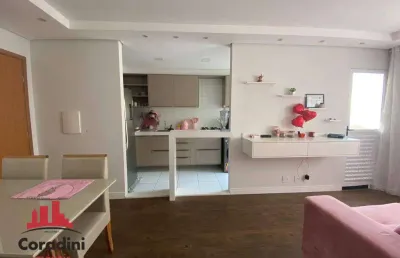 Apartamento com 2 dormitórios à venda, 56 m² por r$ 270.000 - chácara santa antonieta (nova veneza) - sumaré/sp