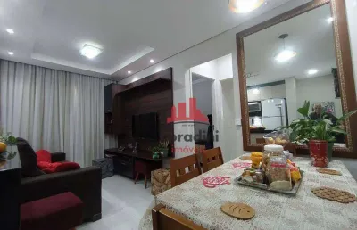 Apartamento com 2 dormitórios à venda, 52 m² por r$ 325.000,00 - centro - americana/sp
