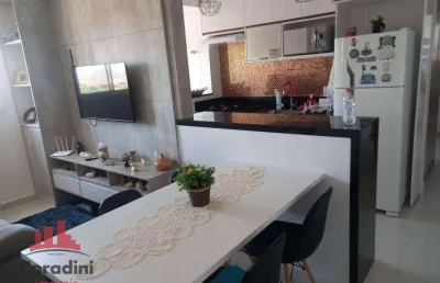 Apartamento com 2 dormitórios à venda, 50 m² por r$ 300.000,00 - jardim das palmeiras i - nova odessa/sp