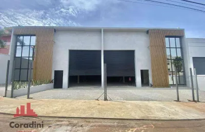Salão para alugar, 652 m² - loteamento industrial machadinho - americana/sp