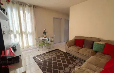 Apartamento com 2 dormitórios à venda, 49 m² por r$ 130.000,00 - balneário salto grande - americana/sp