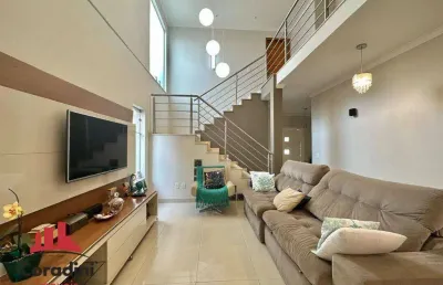 Casa com 3 dormitórios para alugar, 223 m² por r$ 8.054,00/mês - jardim primavera - nova odessa/sp
