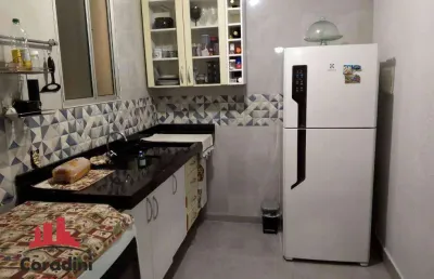 Apartamento com 2 dormitórios para alugar, 50 m² por r$ 1.438/mês - jardim recanto - americana/sp