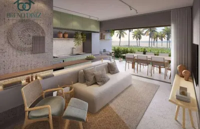 Apartamento com 1 dormitório à venda, 30 m² por r$ 334.000,00 - cumbuco - caucaia/ce