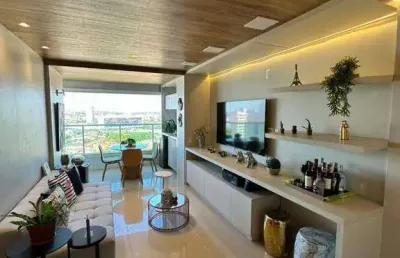 Apartamento projetado com 3 dormitórios à venda, 110 m² por r$ 1.190.000 - engenheiro luciano cavalcante - fortaleza/ce