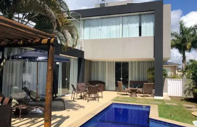 Casa em condomínio para venda em camaçari, alphaville litoral norte 1, 4 dormitórios, 4 suítes, 6 banheiros, 2 vagas