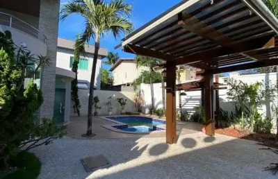 Casa em condomínio para locação em camaçari, abrantes, 4 dormitórios, 4 suítes, 2 banheiros, 3 vagas