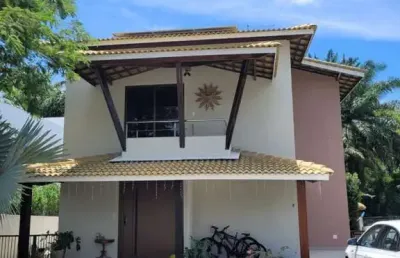 Casa em condomínio para venda em camaçari, alphaville (abrantes), 4 dormitórios, 4 suítes, 5 banheiros, 4 vagas