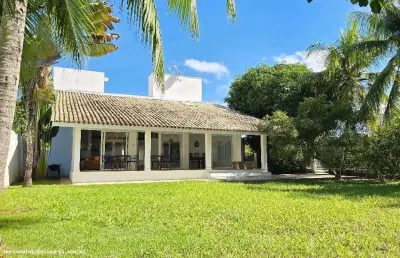Casa em condomínio para venda em camaçari, busca vida (abrantes), 4 dormitórios, 4 suítes, 6 banheiros, 6 vagas