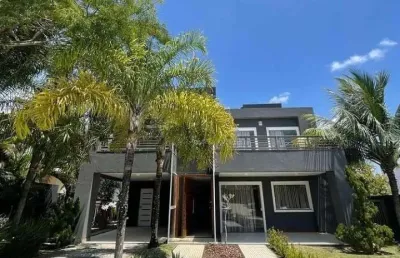 Casa em condomínio para locação em camaçari, abrantes, 6 dormitórios, 5 suítes, 8 banheiros, 2 vagas