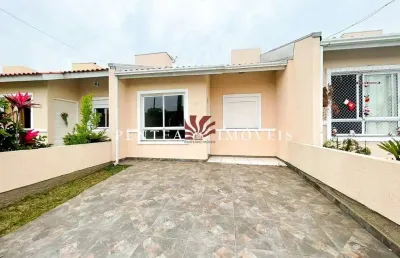 Casa em condomínio fechado com 2 quartos à venda na rua santa júlia, 51, olaria, canoas por r$ 320.000