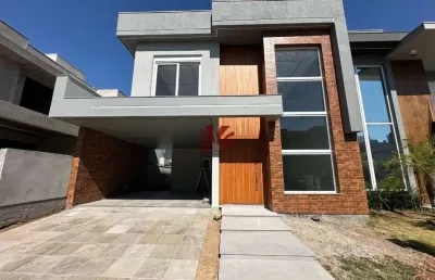 Casa em condomínio fechado com 3 quartos à venda na rua dos pinheiros, 141, igara, canoas por r$ 1.899.000