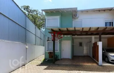Casa em condomínio fechado com 3 quartos para alugar na rua jackson de figueiredo, 24, nossa senhora das graças, canoas por r$ 2.700