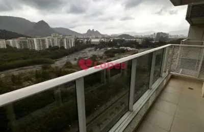 Lopes b2e aluga apartamento ilha pura- milenio- edificio chicago- 2 quartos sendo 2 suites, ampla sala com varando, andar alto 79m2. r$ 5500,00 + taxas