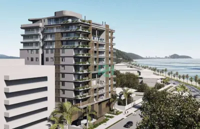 Apartamento menos de 70m do mar - edifício la vista