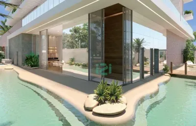 Apartamento com piscina praia aquecida com água salgada- maison lumiere