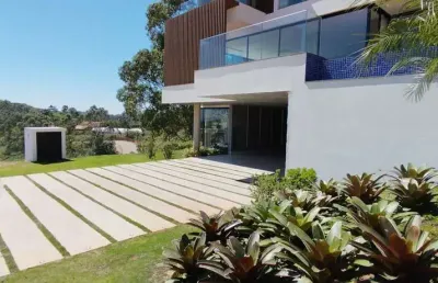 Casa em condomíniode alto padrão com grande estilo no residencial vila da mata em são roque, sp