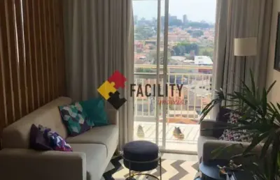 Apartamento com 3 quartos à venda na avenida doutor carlos de campos, 1024, vila industrial, campinas, 65 m2 por r$ 500.000