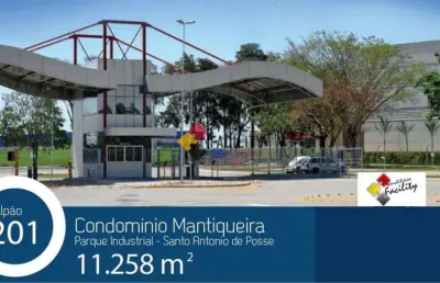 Barracão / galpão / depósito para alugar na avenida da saudade papa joão paulo ii, 1, recreio vista alegre, santo antônio de posse, 11258 m2 por r$ 135.096