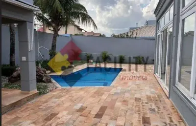 Casa em condomínio fechado com 4 quartos à venda na rodovia governador doutor adhemar pereira de barros, 118, loteamento alphaville campinas, campinas, 302 m2 por r$ 2.900.000