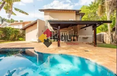 Casa em condomínio fechado com 4 quartos à venda na rua dos vidoeiros, 455, sítios de recreio gramado, campinas, 350 m2 por r$ 2.500.000