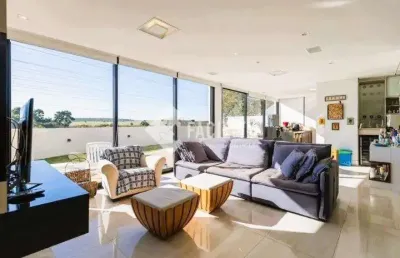 Casa em condomínio fechado com 3 quartos à venda na avenida carlos diaulas serpa, 100, loteamento parque dos alecrins, campinas, 270 m2 por r$ 2.650.000