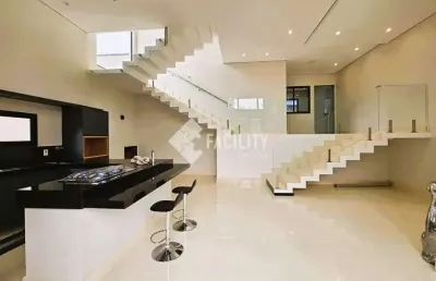 Casa em condomínio fechado com 3 quartos à venda na rua alessandro payaro, 350, parque rural fazenda santa cândida, campinas, 201 m2 por r$ 2.200.000