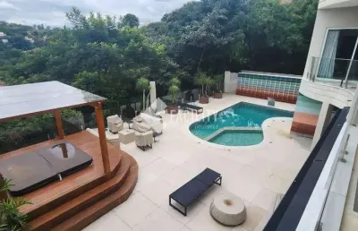 Casa em condomínio fechado com 4 quartos à venda na rua joão batista bortolucci, 100, colinas do ermitage (sousas), campinas, 765 m2 por r$ 3.799.000