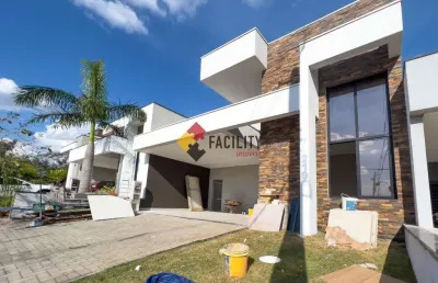 Casa em condomínio fechado com 3 quartos à venda na avenida presidente juscelino kubitschek de oliveira, 3851, parque brasil 500, paulínia, 163 m2 por r$ 1.370.000