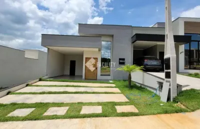 Casa em condomínio fechado com 3 quartos à venda na rua sebastião maurício de oliveira, 208, loteamento park gran reserve, indaiatuba, 140 m2 por r$ 1.050.000