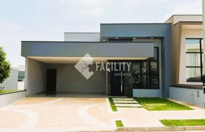 Casa em condomínio fechado com 3 quartos à venda na rua fícus, 1, parque olívio franceschini, hortolândia, 172 m2 por r$ 990.000