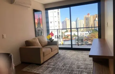 Apartamento com 1 quarto para alugar na rua maria monteiro, 1327, cambuí, campinas, 51 m2 por r$ 5.000