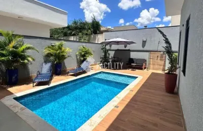 Casa em condomínio fechado com 3 quartos à venda na agostinho dos santos, 920, parque brasil 500, paulínia, 210 m2 por r$ 2.100.000