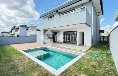 Casa em condomínio fechado com 4 quartos à venda na avenida doutor roberto cerqueira de oliveira rosa, s/n, loteamento residencial arborais, campinas, 360 m2 por r$ 3.700.000